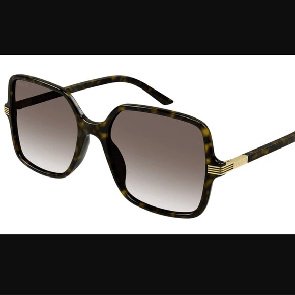 GUCCI Square Tortoise Sunglasses (GG1449S 002) - Picture 2 of 8